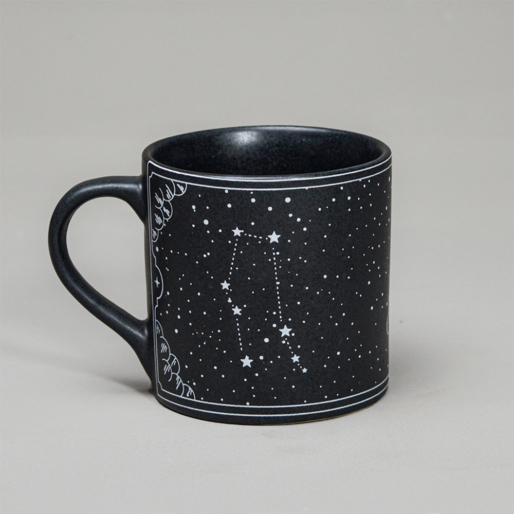 Black - Ceramic Sunsign Theme Coffee Mug Cancer (350ml)