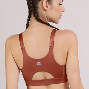 Energize Intense Sports Bra - Marsala