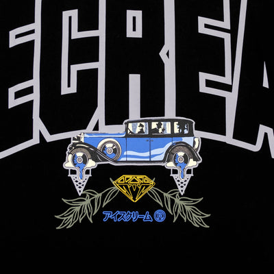 Icecream | COLLEGIATE S/S TEE { BLACK