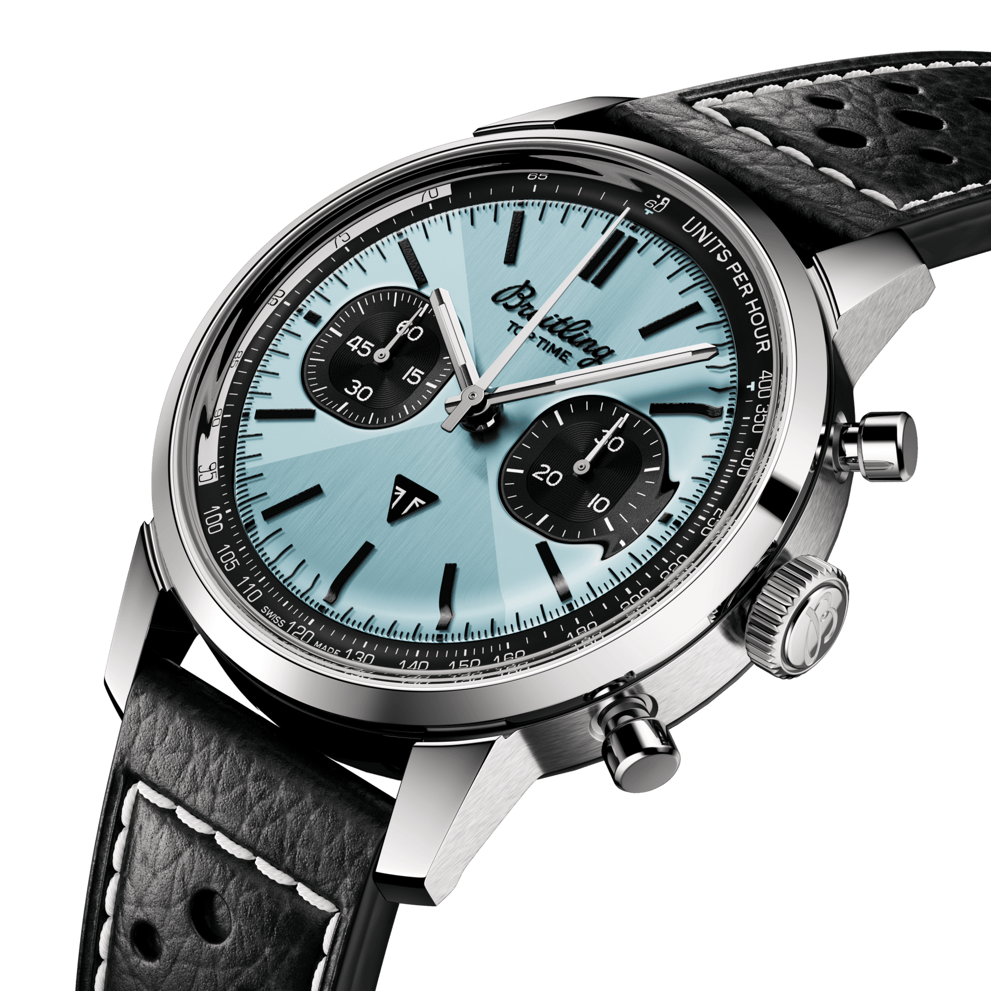 Breitling Top Time B01 Triumph Mint Blue Dial Men 41mm