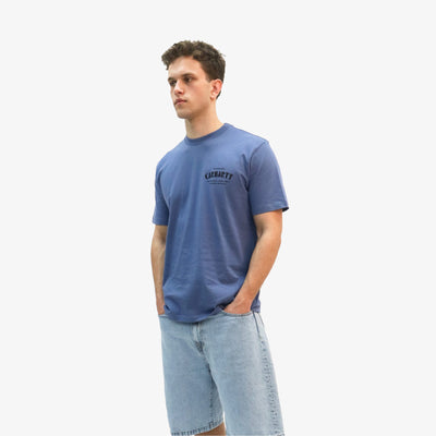 Carhartt | S/S CATALOGUE C LOGO T-SHIRT { BLUE/BLACK