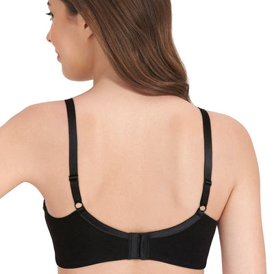 All-Day Elegance Non-Padded Non-Wired Bra - Black