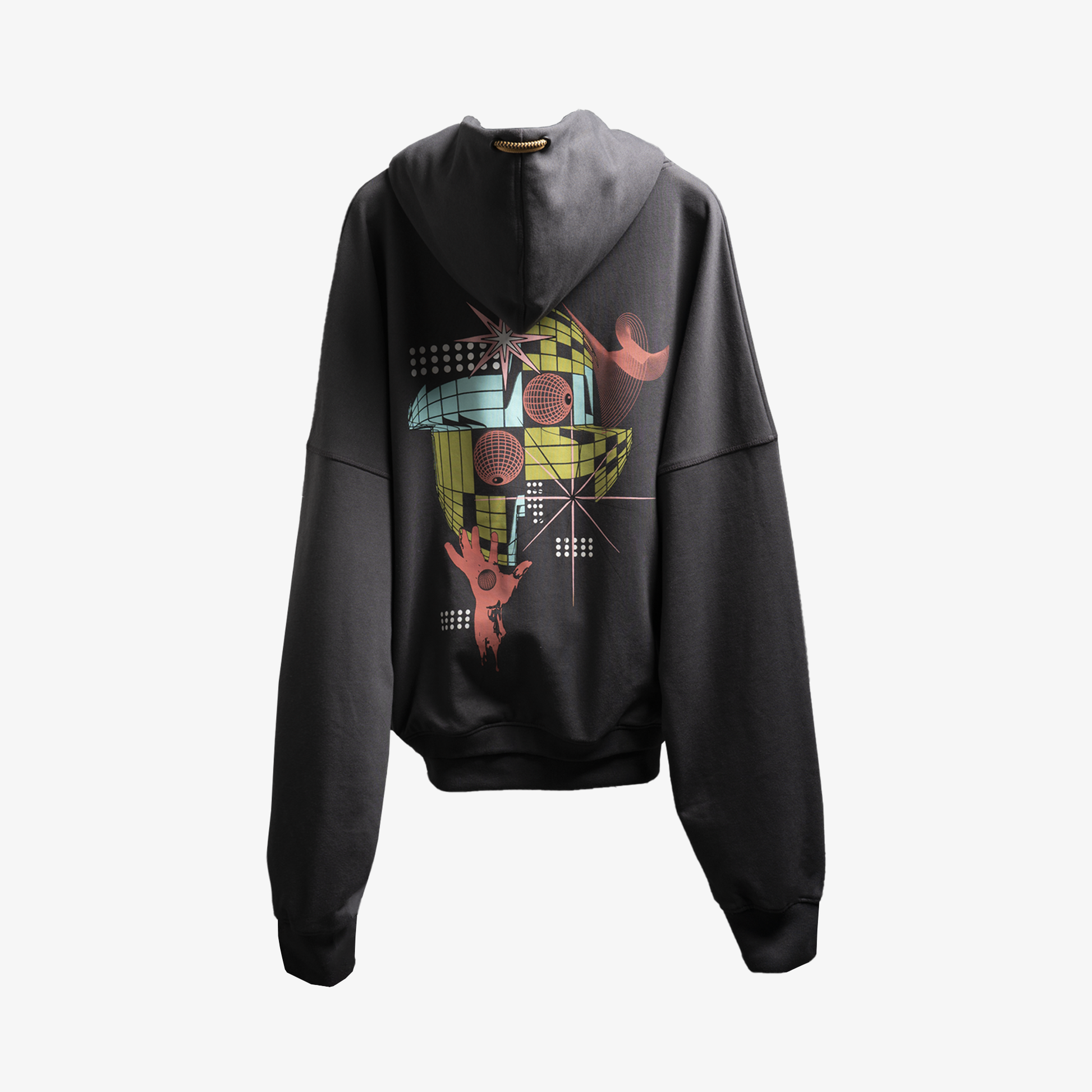 Superkicks | SPACEMAN DISCO HOODIE  { ASPHALT