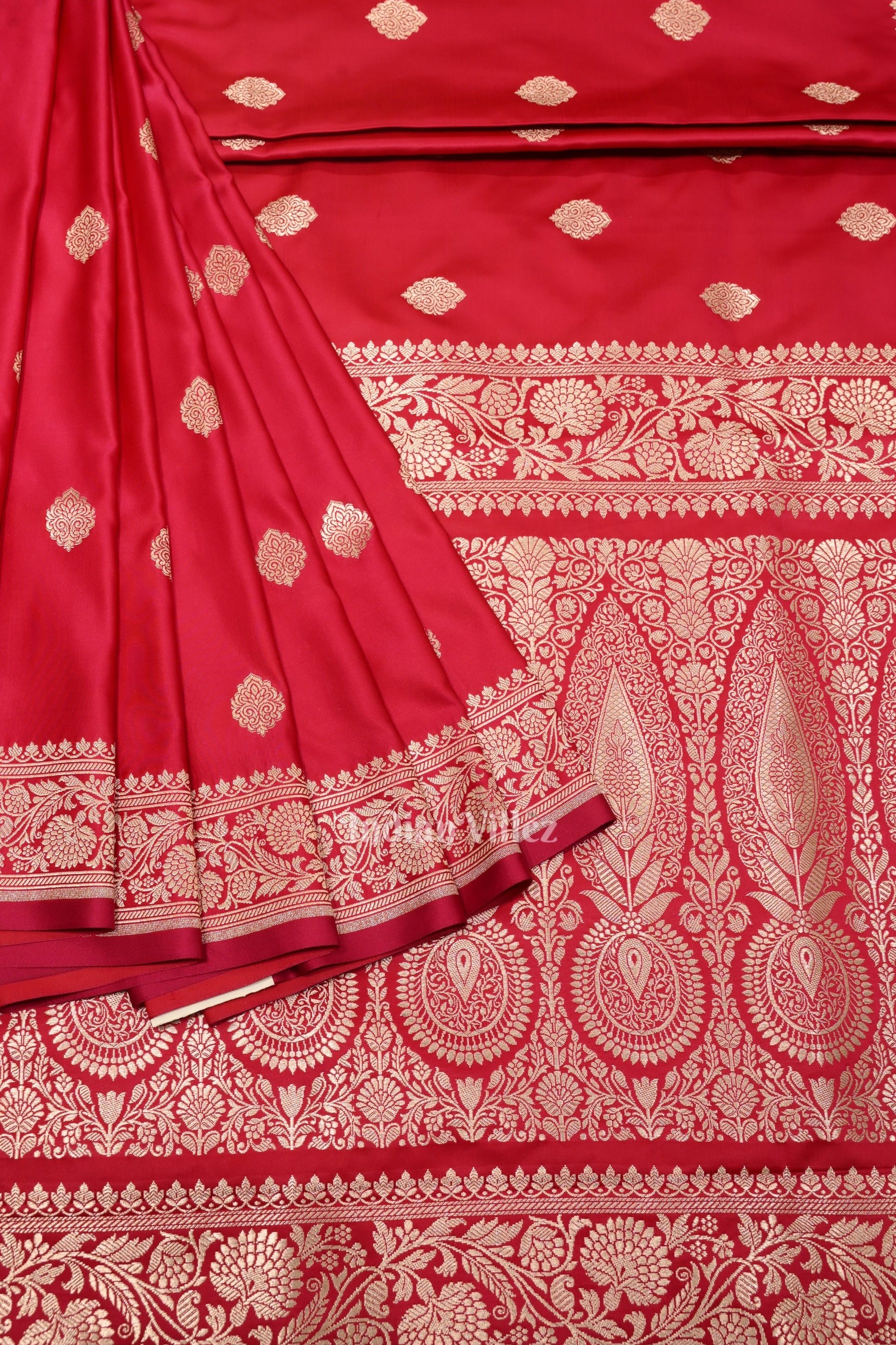 Exclusive Bridal Rose Pink Soft Pure Mashru Satin Silk Banarasi Saree