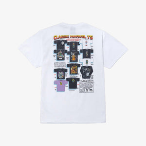 HUF | X AVENGERS GALACTIC TEES T-SHIRT  { WHITE