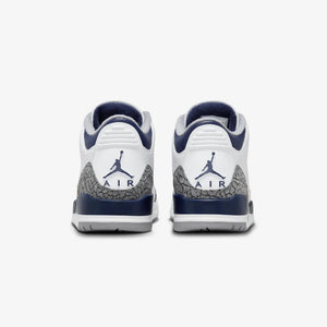 Jordan | AIR JORDAN 3 RETRO  { WHITE/MIDNIGHT NAVY-CEMENT GREY-BLACK
