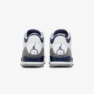 Jordan | AIR JORDAN 3 RETRO  { WHITE/MIDNIGHT NAVY-CEMENT GREY-BLACK
