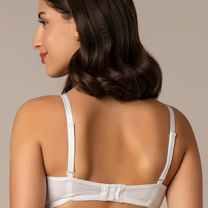 All Day Smooth Comfort Padded & Non-wired Bra - White