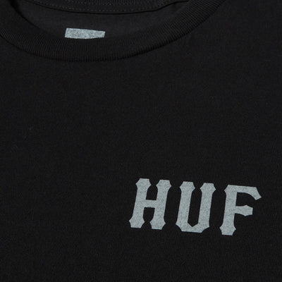HUF | SET H T-SHIRT  { BLACK