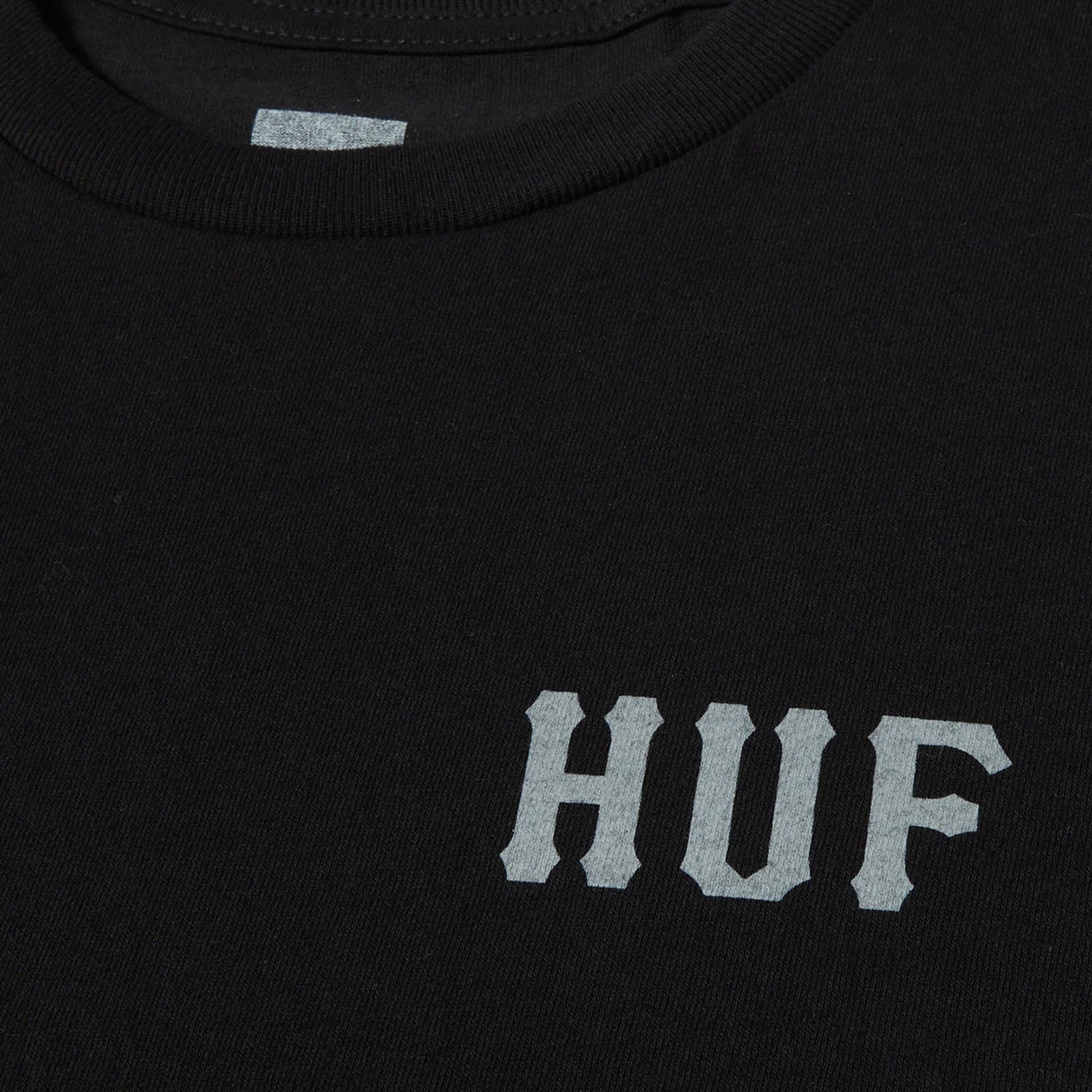 HUF | SET H T-SHIRT  { BLACK