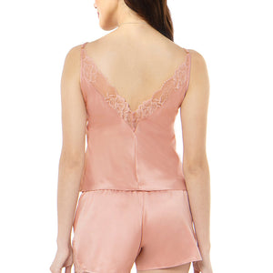 Eternal Bliss Satin Camisole - Mellow Rose