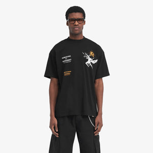 Represent | ICARUS T-SHIRT  { JET BLACK