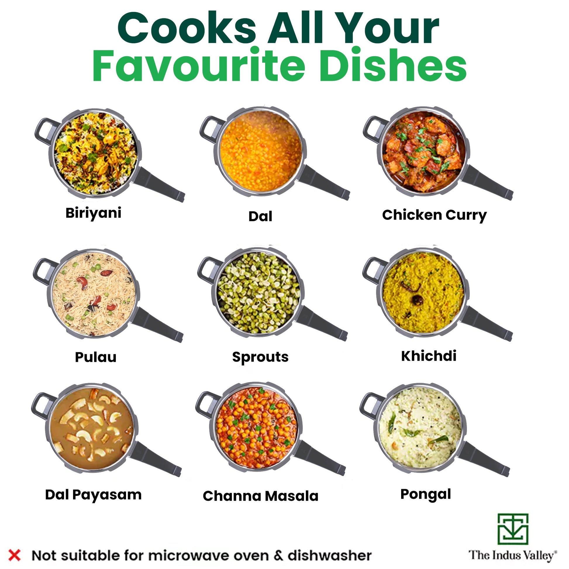 QuicKooker Stainless Steel Pressure Cooker, Premium Quality, Tri-ply (3 Layer) Heavy Bottom, 100% Safe, ISI Certified, 3 Yr Warranty, Induction & Gas, 3/4.5L