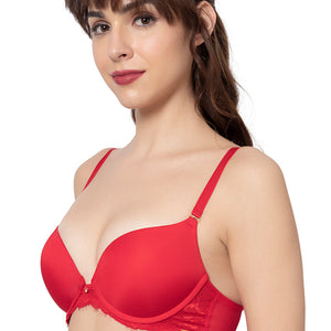 Miracle Lift Double Push-up Bra - Spanish Red