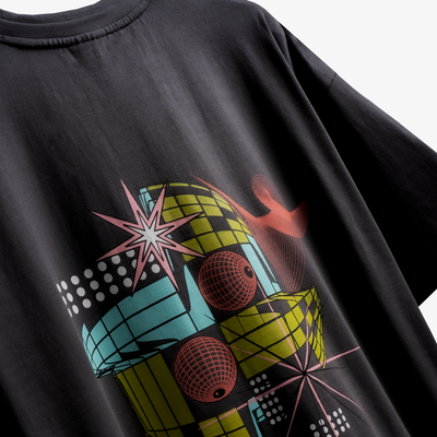 Superkicks | SPACEMAN DISCO T-SHIRT  { ASPHALT