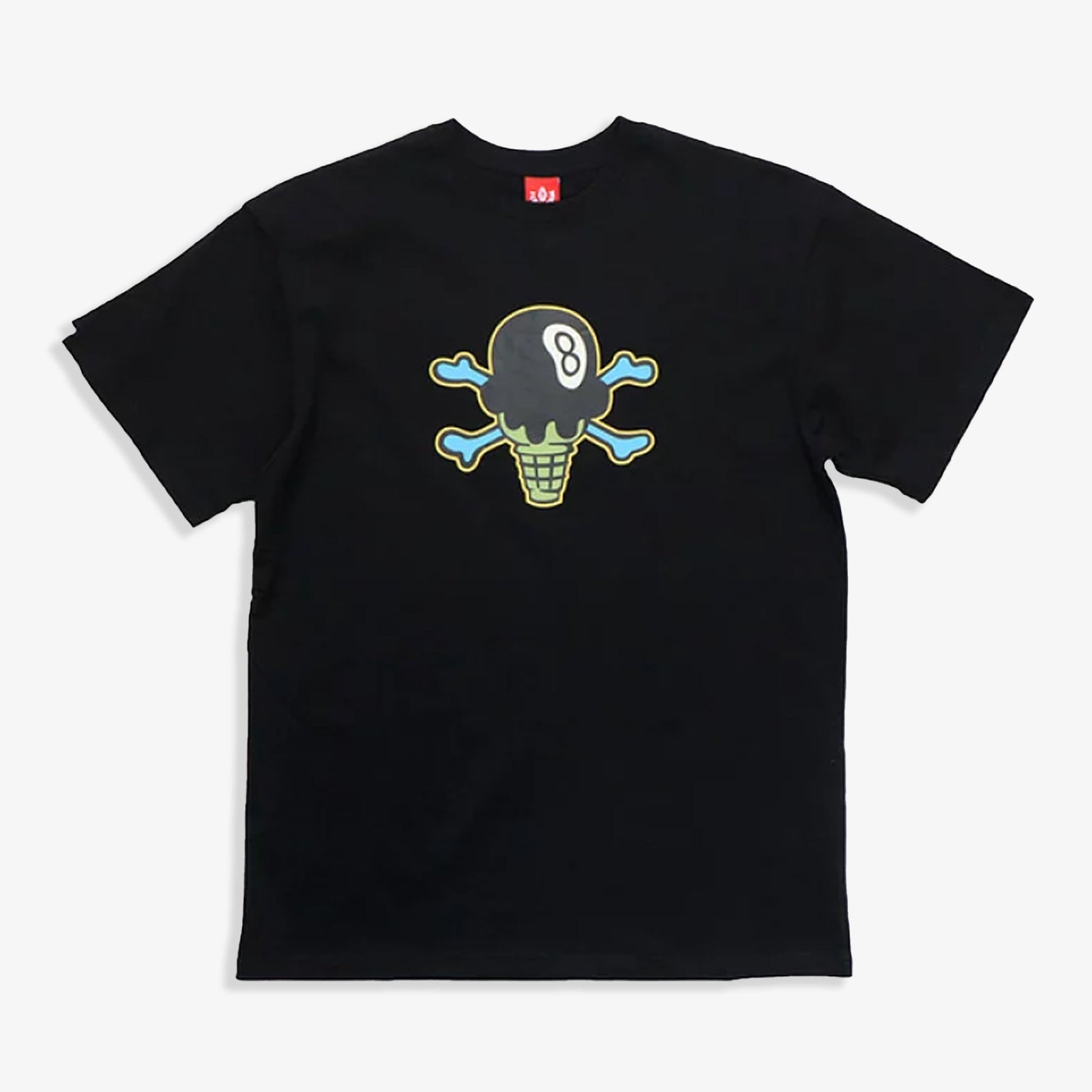 Icecream | 8 BALL S/S TEE { BLACK