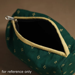 Brown - Handmade Cotton Toiletry Pouch 01