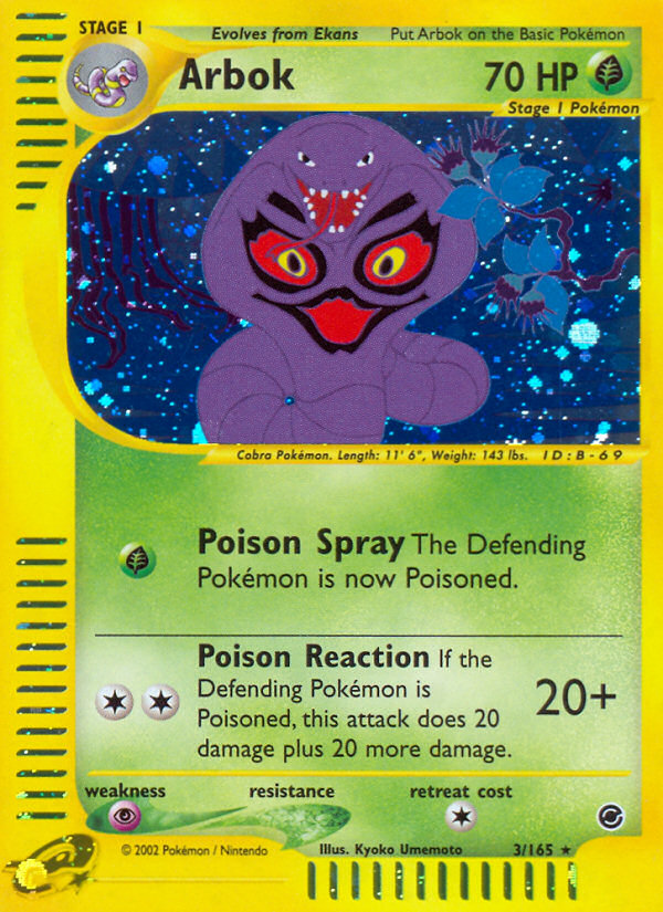 Arbok - 3/165 - Rare
