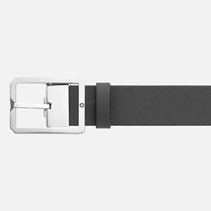 Mont Blanc, Brown/Grey 35 mm reversible leather belt