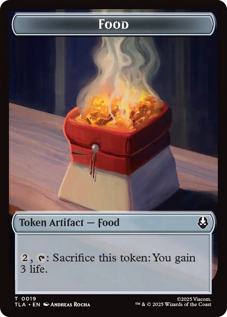 Ballistic Boulder Token (13) // Food Token (19) [Avatar: The Last Airbender: Tokens] [Non-Foil]