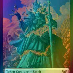 Avatar Token (01) // Spirit Token (06) [Strixhaven School of Mages Tokens] [Foil]