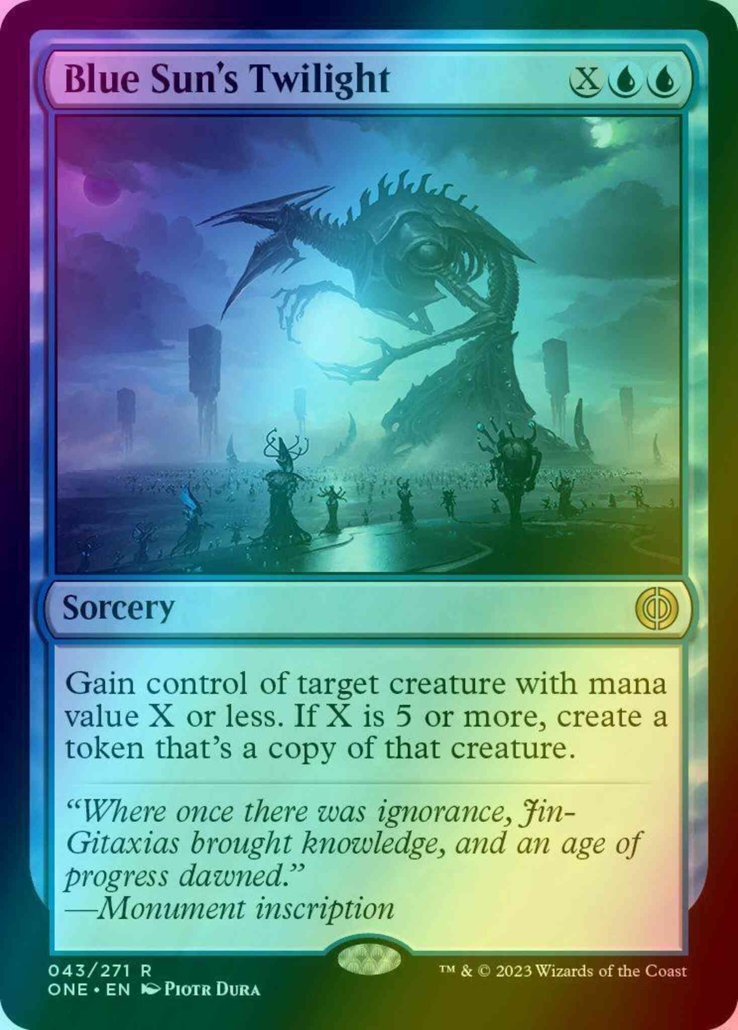 Blue Sun's Twilight [43] [Phyrexia: All Will Be One] [Foil]