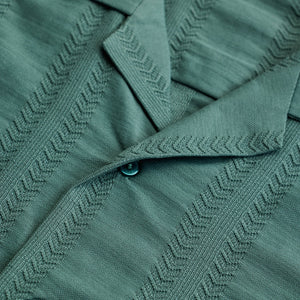 Green Cuban Box Fit Shirt