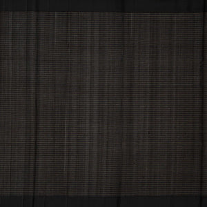 Yellow Handloom Kora Silk Saree With Checks & Black Border