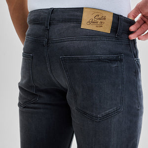 Grey Tapered Fit Jeans