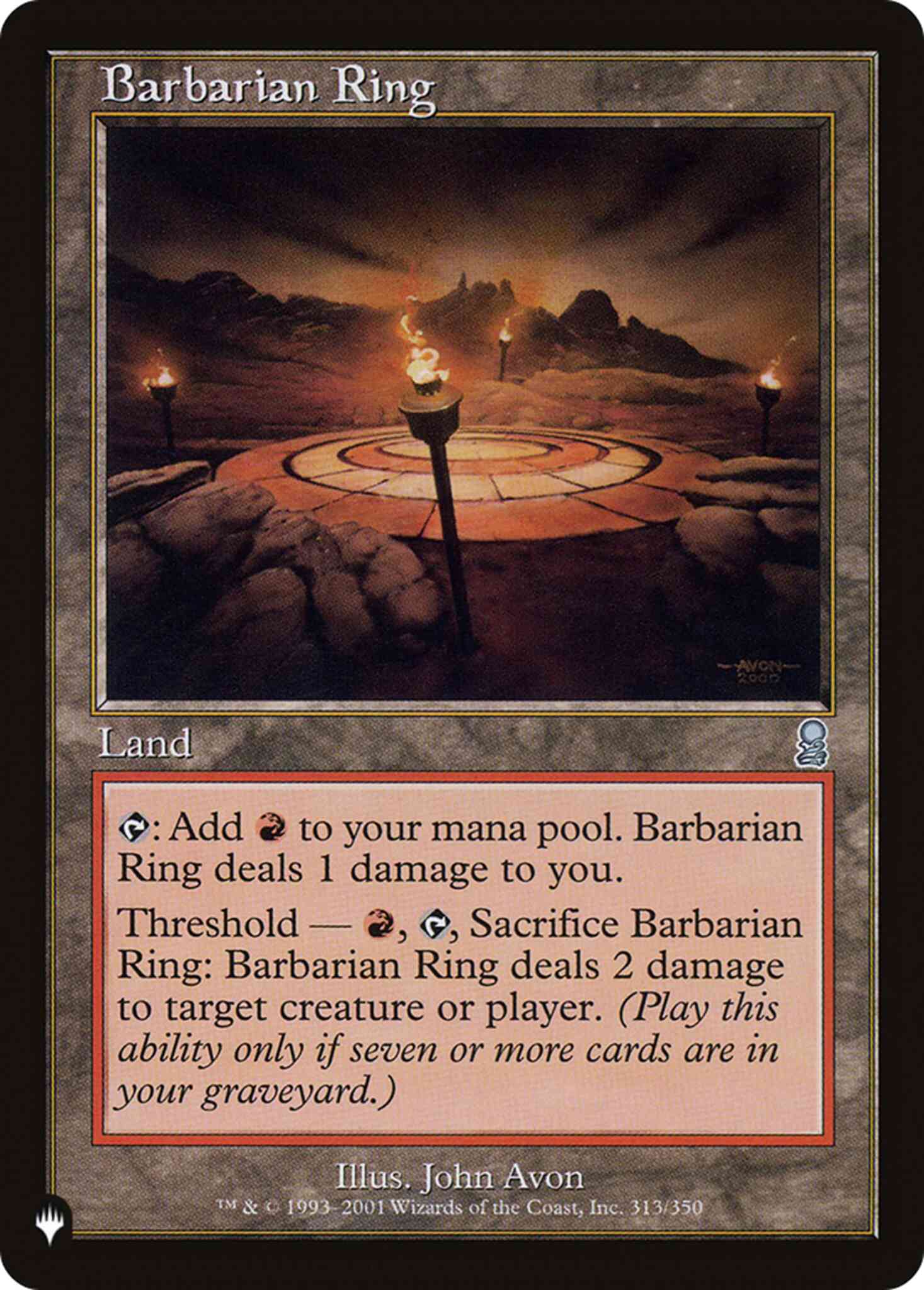 Barbarian Ring [ODY-313] [The List] [Non-Foil]