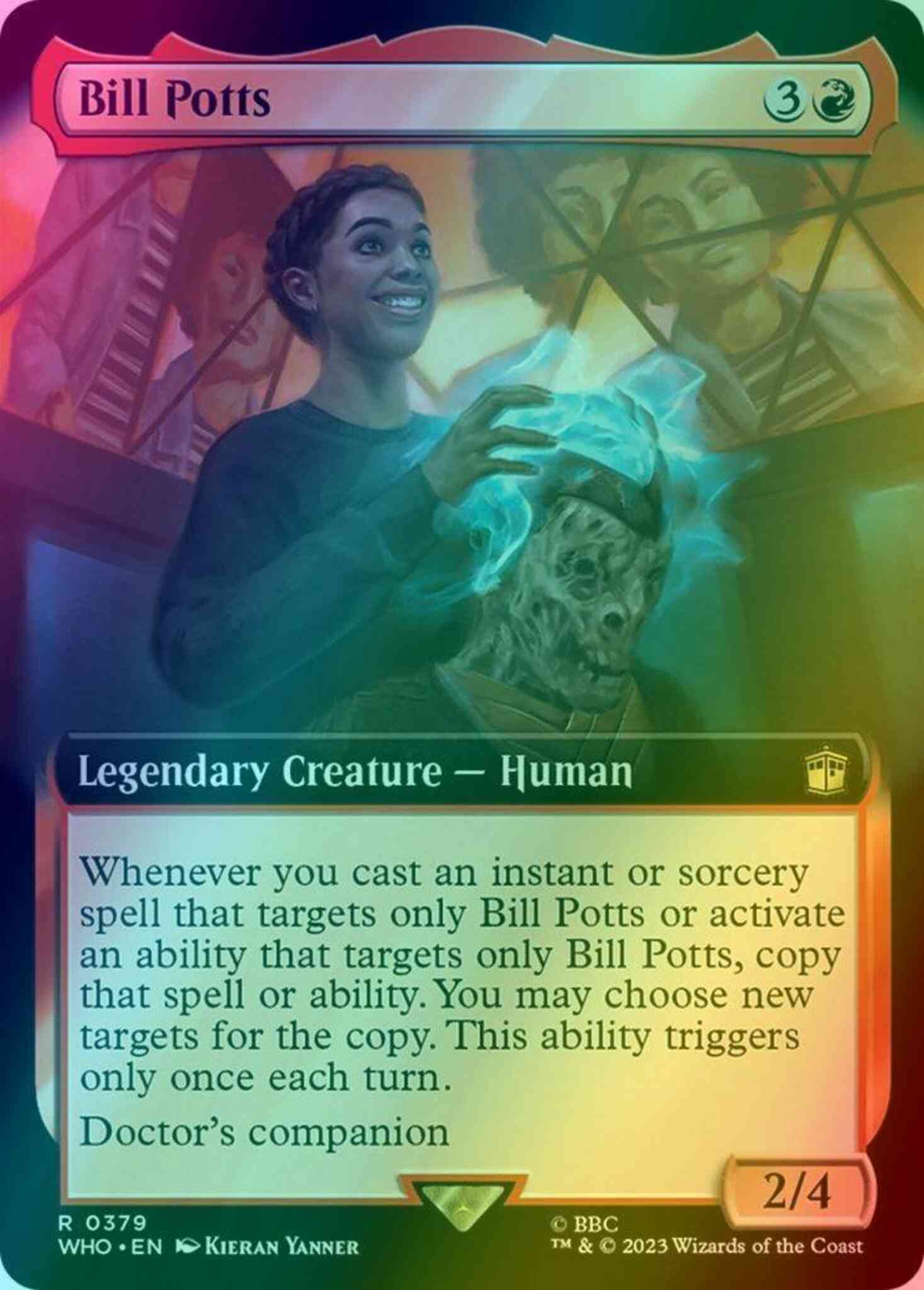 Bill Potts [379] [Extended Art] [Universes Beyond: Doctor Who] [Foil]