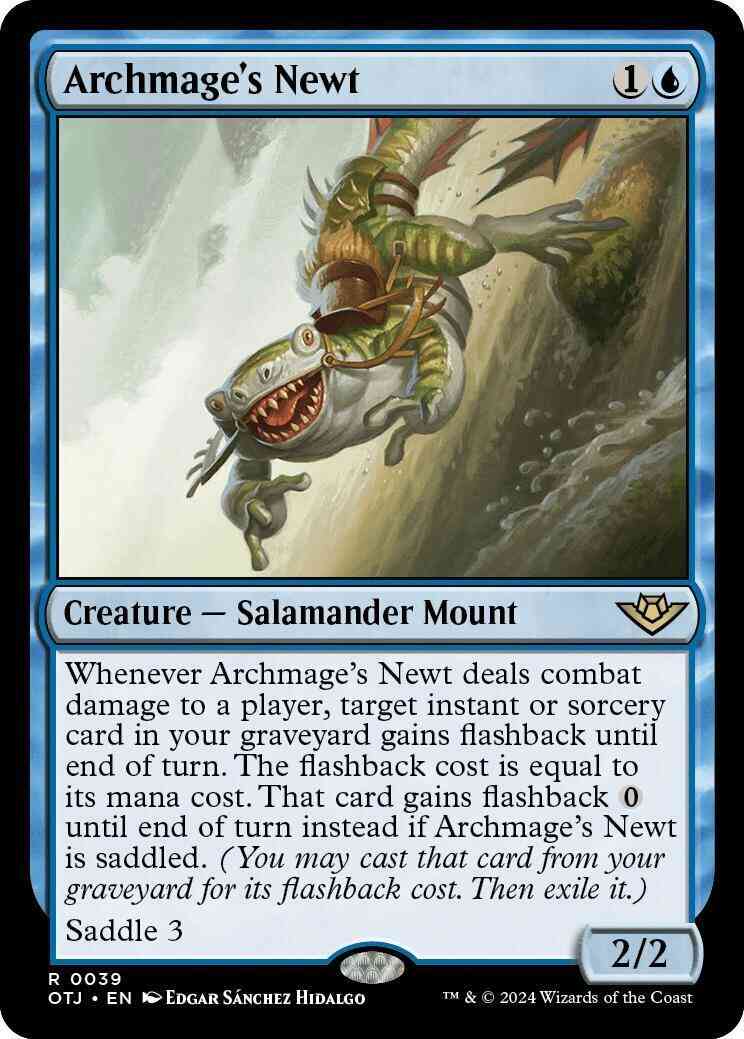Archmage's Newt [39] [Outlaws of Thunder Junction] [Non-Foil]