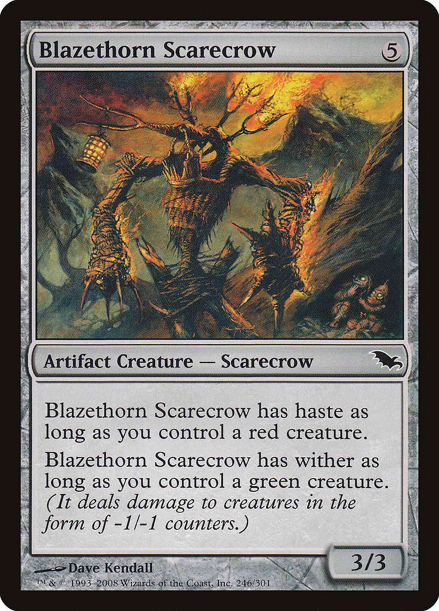 Blazethorn Scarecrow [246] [Shadowmoor] [Non-Foil]