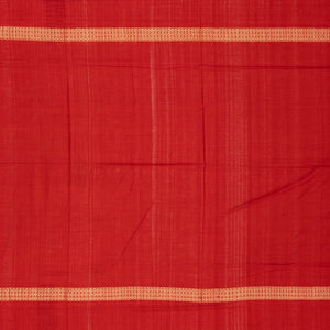 Purple Handwoven Orissa Cotton Saree With Tie & Dye Tribal Motifs