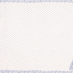 Light Blue Woven Jaipur Cotton Saree Printed With White Floral Motifs