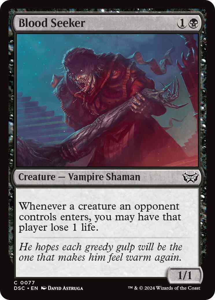 Blood Seeker [77] [Duskmourn: House of Horror: Commander] [Non-Foil]