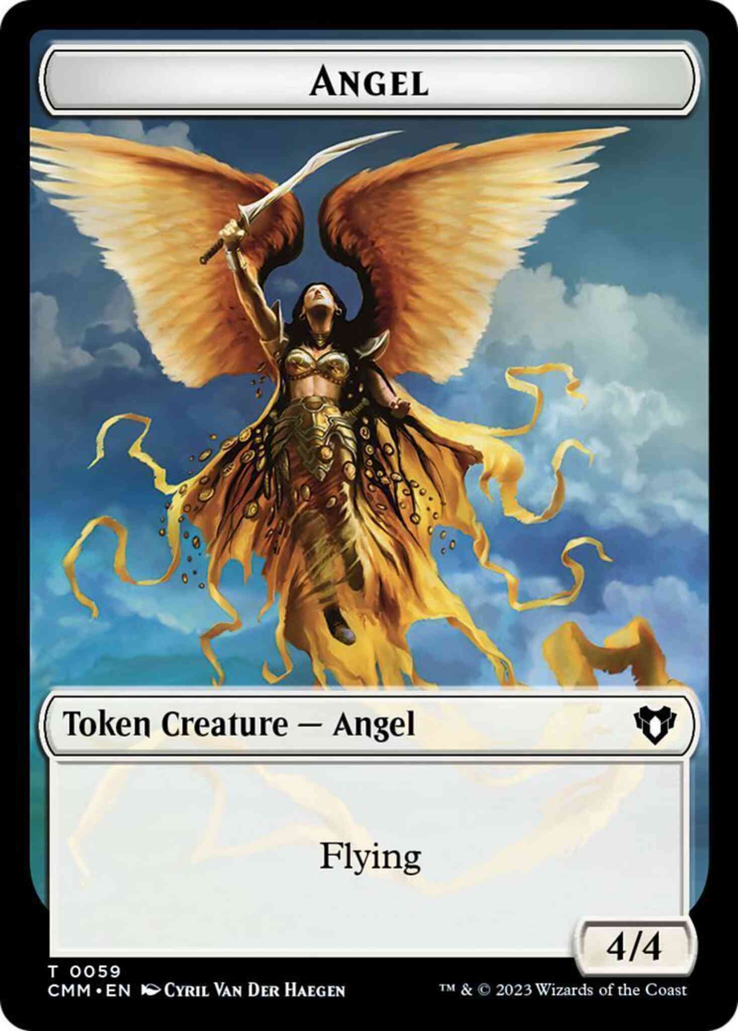 Angel Token (59) // Copy Token (55) [Commander Masters: Tokens] [Non-Foil]
