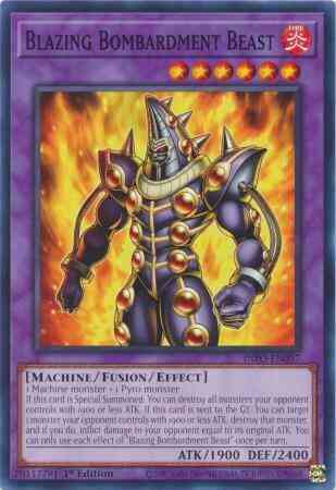Blazing Bombardment Beast - INFO-EN097 - Common - 1st Edition