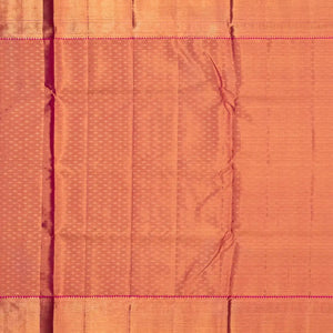 Beige Handloom Kanchipuram Tissue Silk Saree With Meenakari Floral Motifs