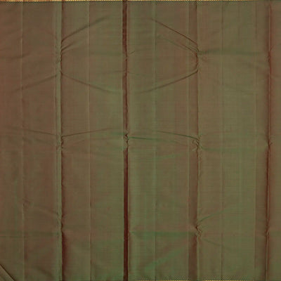 Maroon Handloom Kanchipuram Silk Saree With Pink Border