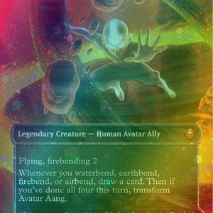 Avatar Aang // Aang, Master of Elements [363] [Borderless] [Headliner] [Avatar: The Last Airbender] [Raised Foil]