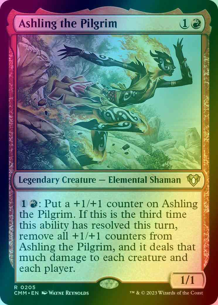 Ashling the Pilgrim [205] [Commander Masters] [Foil]