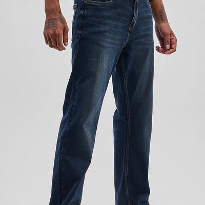 Navy Bootcut Jeans