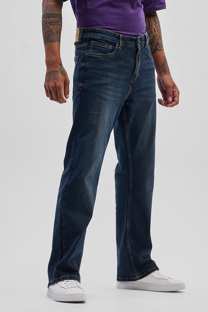 Navy Bootcut Jeans