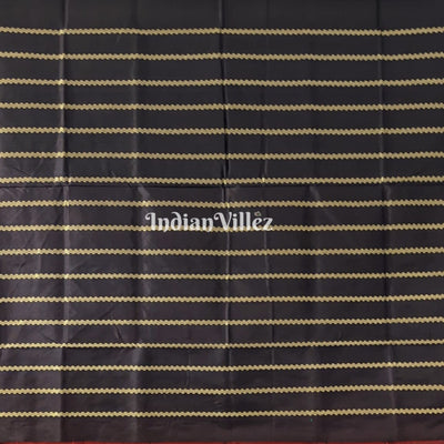 Orange Tribal Doli Sawari Theme Sambalpuri Bomkai Silk Saree