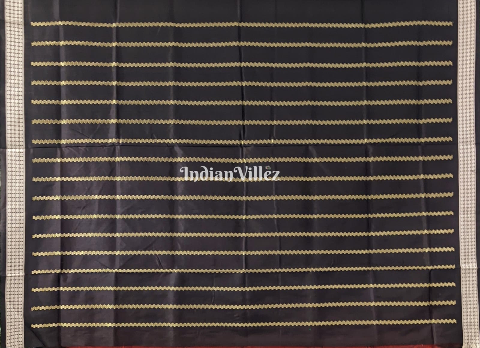 Orange Tribal Doli Sawari Theme Sambalpuri Bomkai Silk Saree