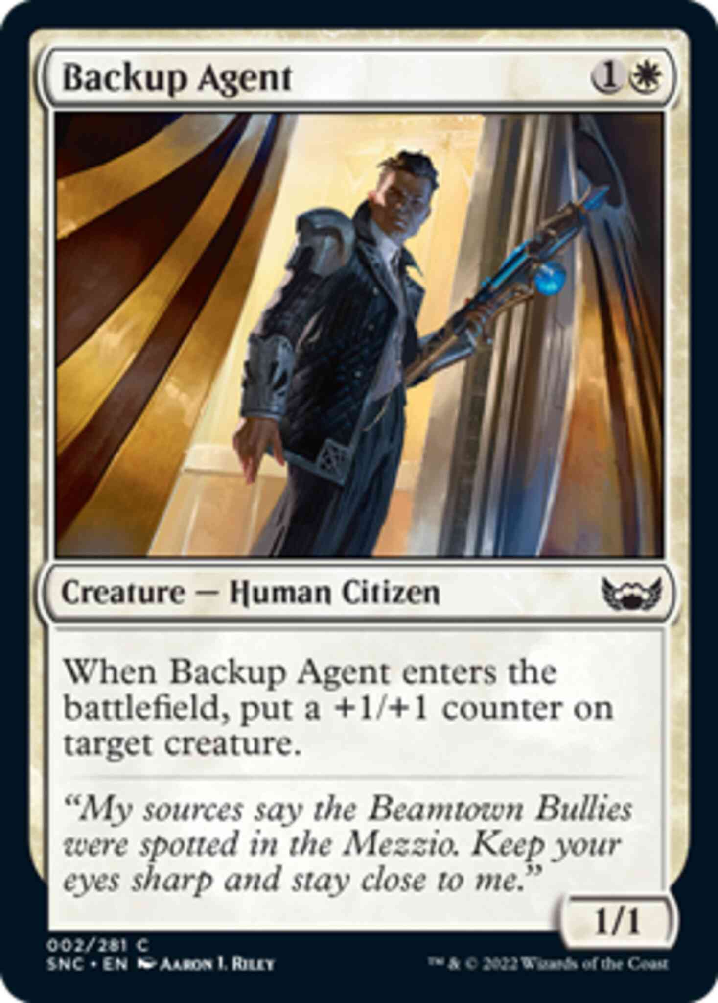 Backup Agent [2] [Streets of New Capenna] [Non-Foil]