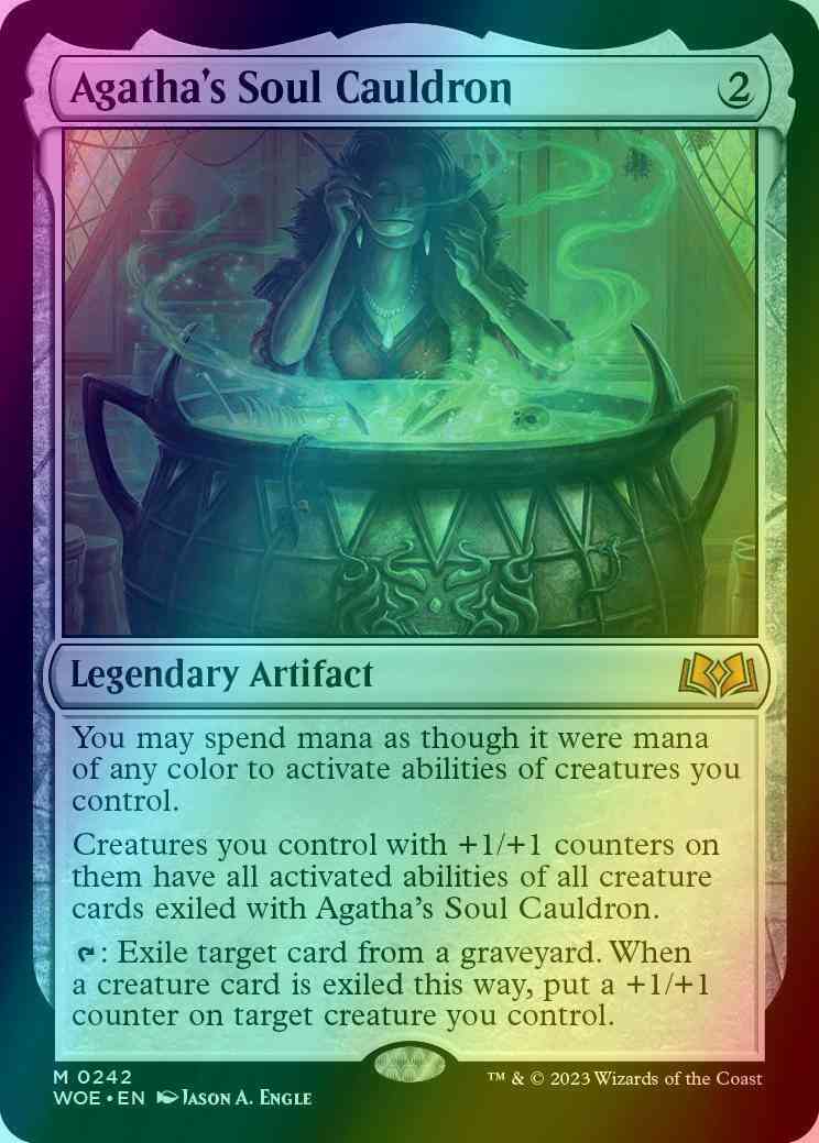 Agatha's Soul Cauldron [242] [Wilds of Eldraine] [Foil]