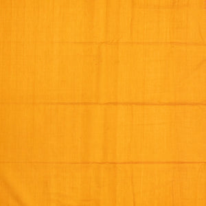 Hot Pink Handloom Kora Silk Cotton Saree With Mustard Pallu