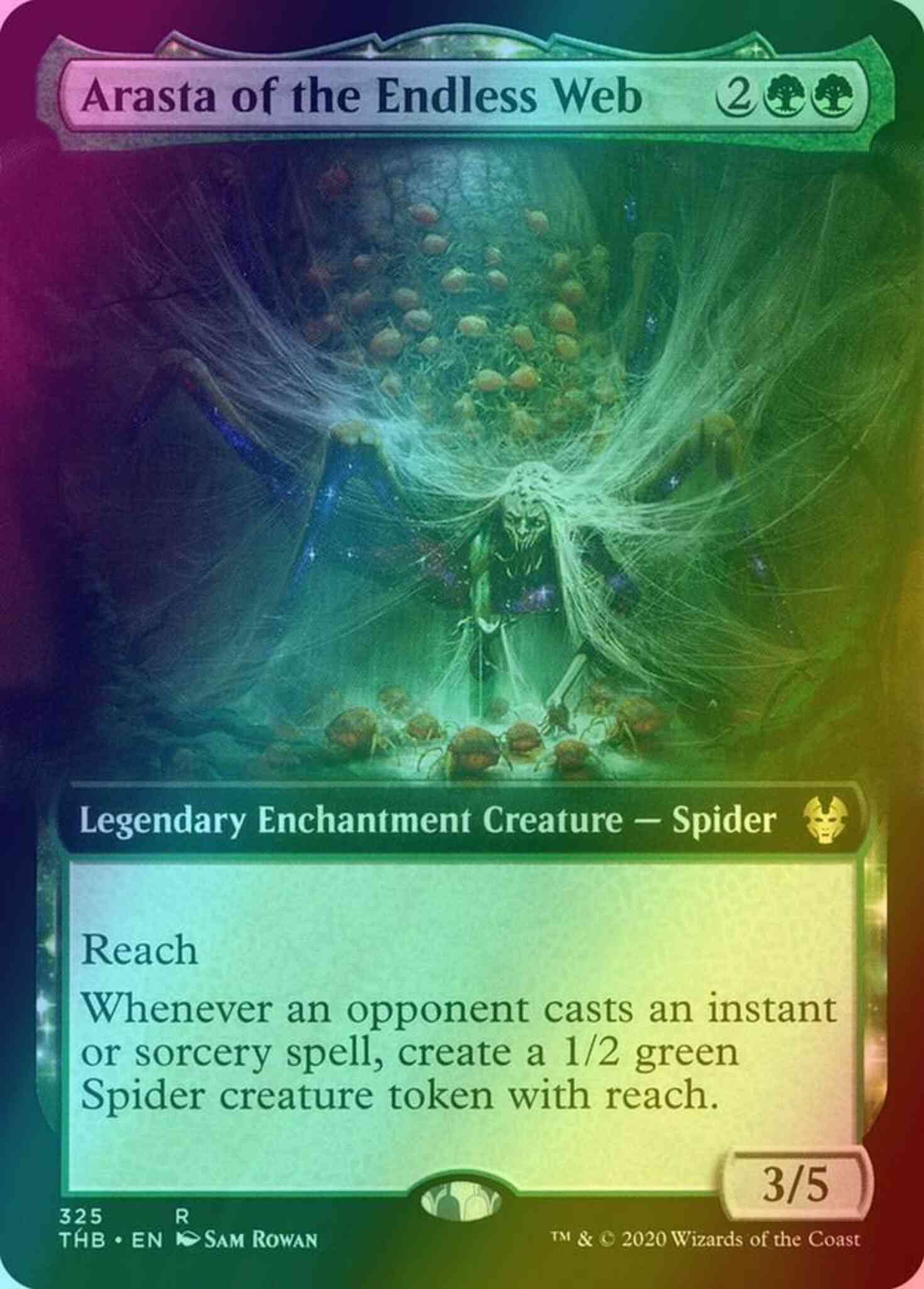 Arasta of the Endless Web [325] [Extended Art] [Theros Beyond Death] [Foil]